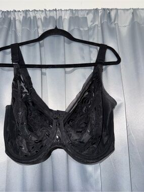 Elomi Black Sheer Lace Underwire Bra